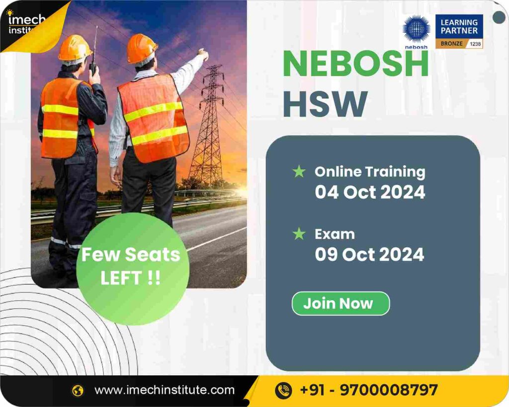 NEBOSH HSW Course Training