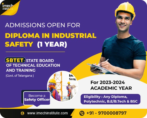 Join Sbtet Diploma Industrial Safety Course Register Now 