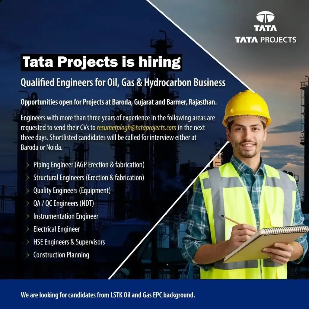 tata project job in abroad