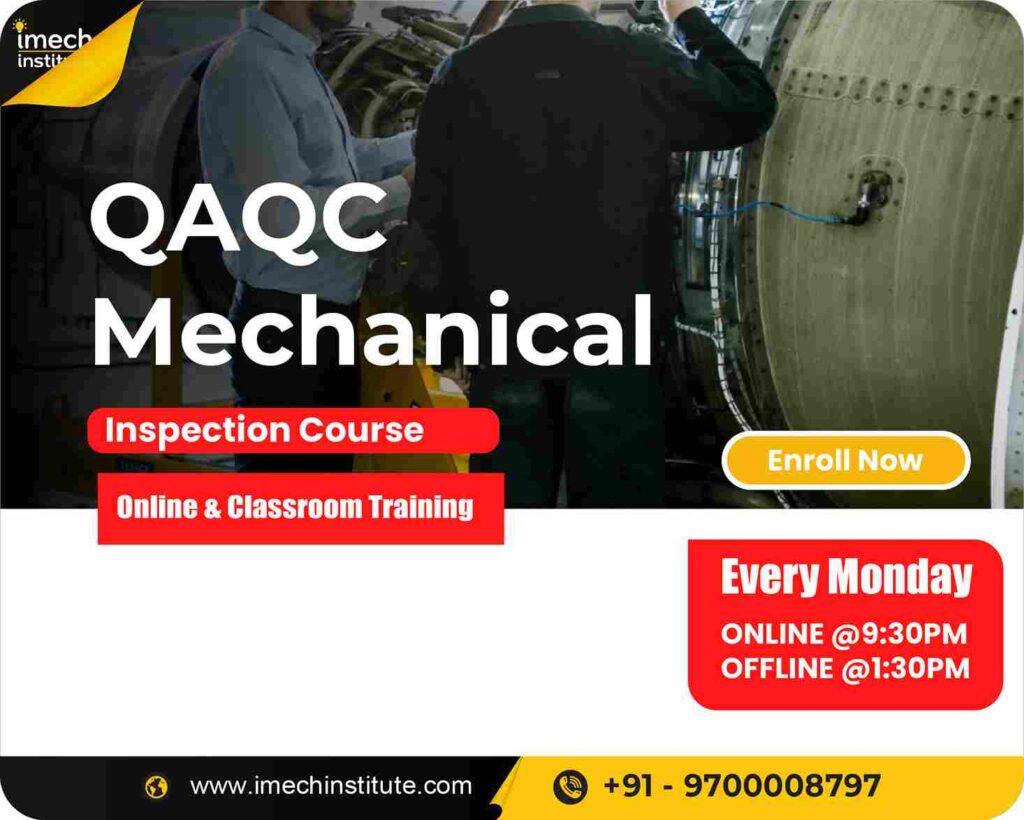 mechanical qa qc course