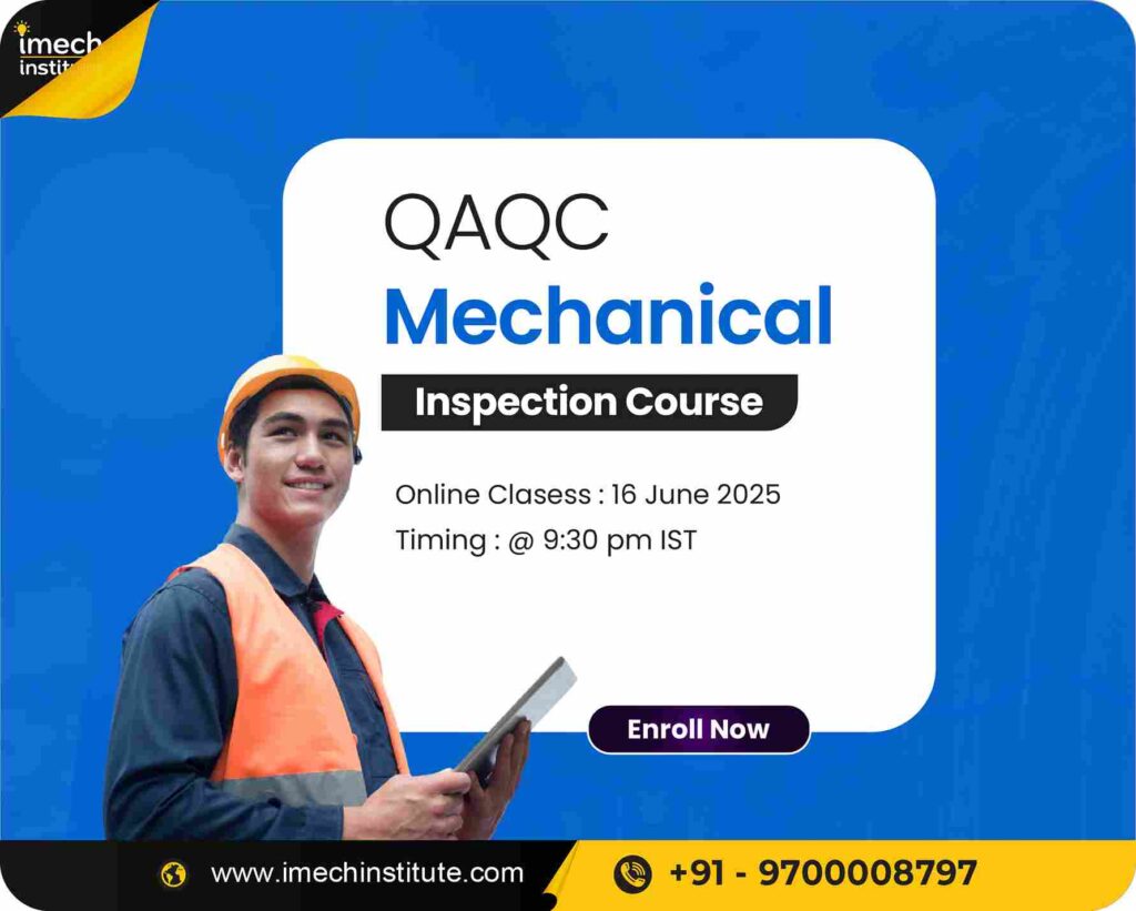 mechanical qa qc course