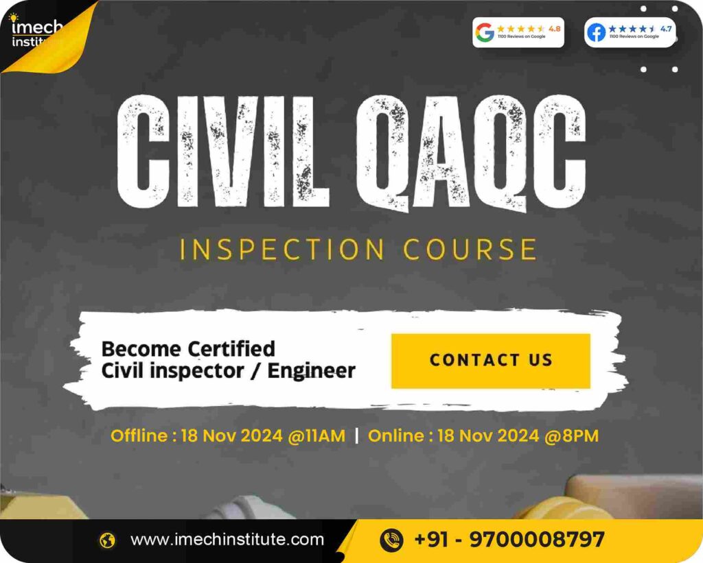 civil qa qc course