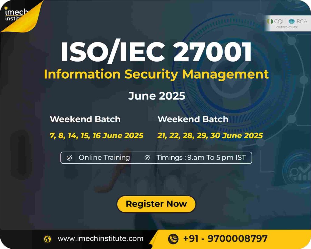iso 27001 Course