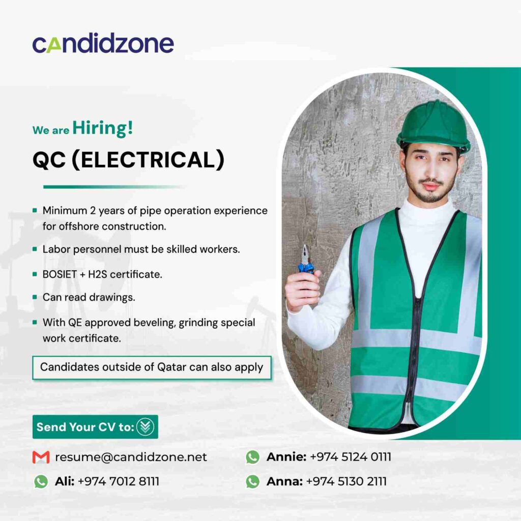 QC Electrical Jobs