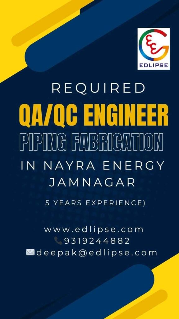 QA QC Engineer job
